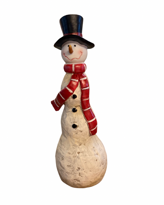 Snowman with Black Top Hat