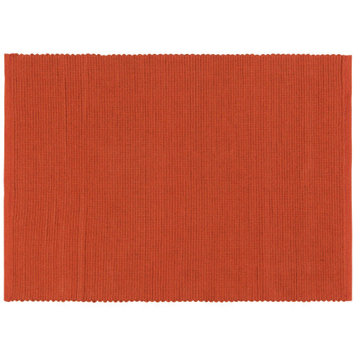 Spectrum Rust Ribbed Placemat