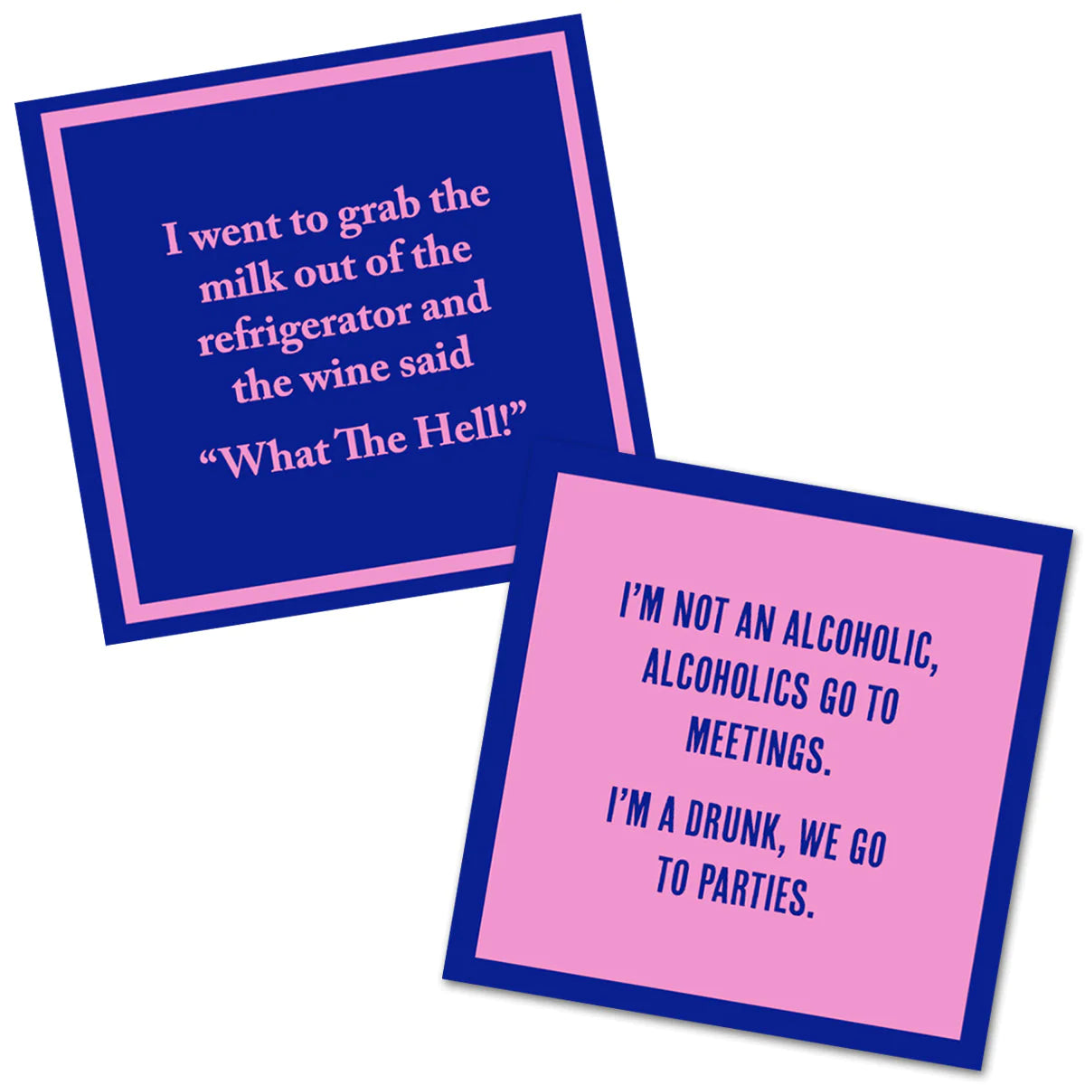 Humorous Cocktail Napkins What the hell