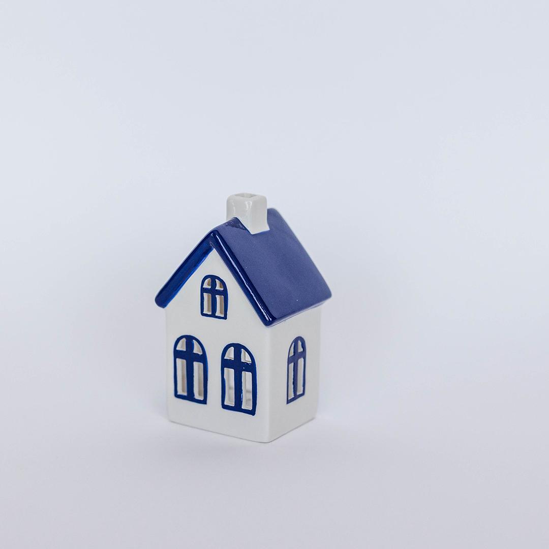Ceramic House Tealight Holder