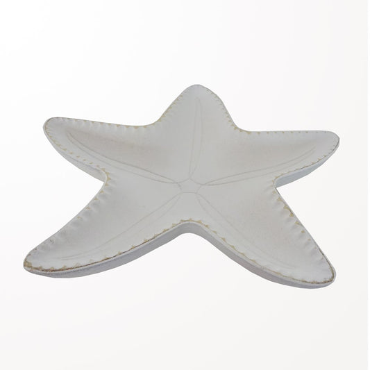 Wooden Starfish Decorative Bowl