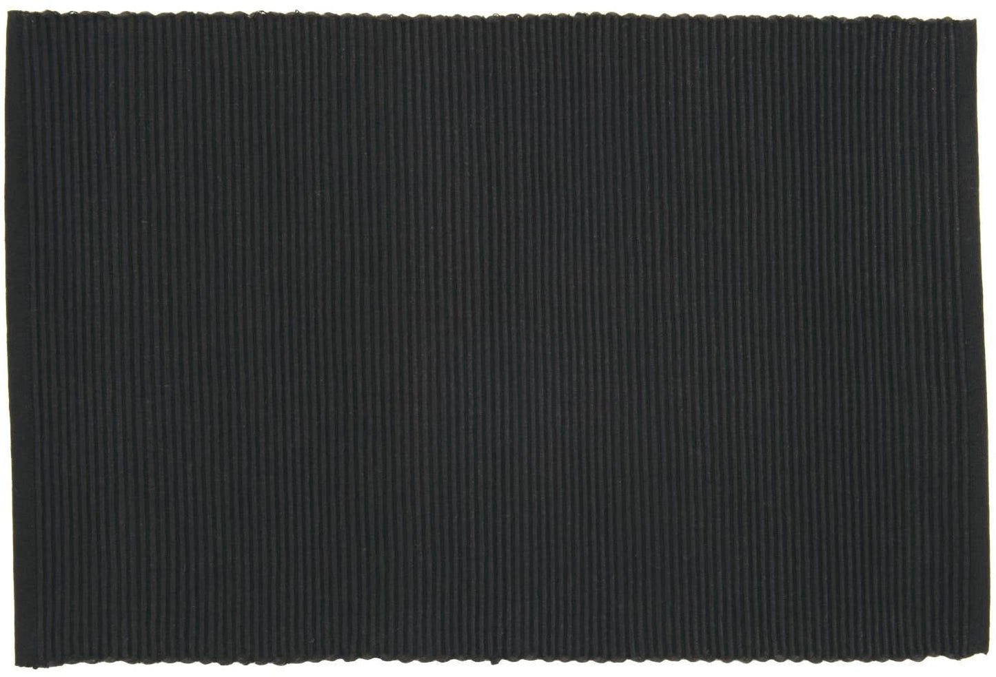 Ribbed Placemat Black