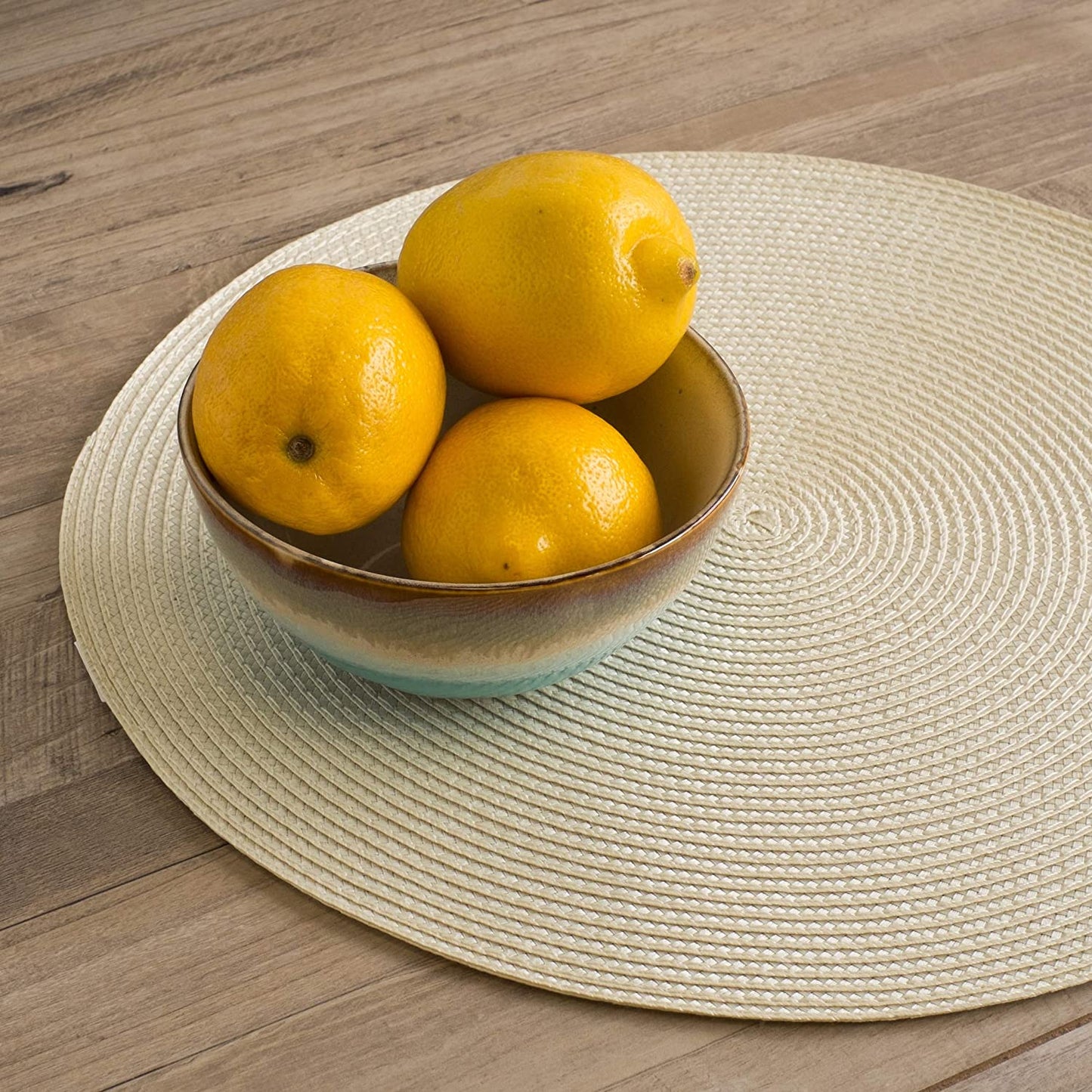 Disko Round Placemat - Ivory