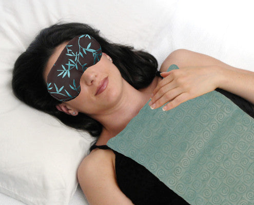 Warm Buddy Aromatherapy Sleep Mask-Aqua Pattern