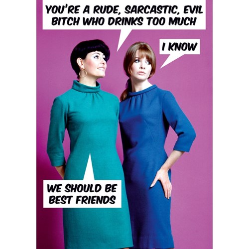 We Should Be Best Friends Birthday Card