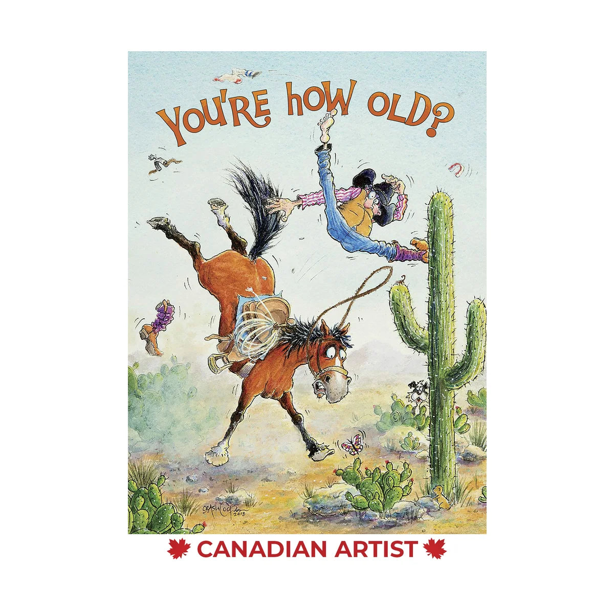 You're how old? Birthday Card