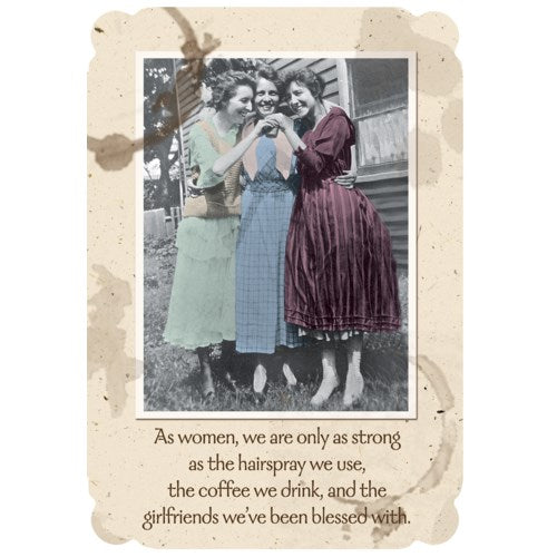 Women with Cup of Coffee Birthday Card