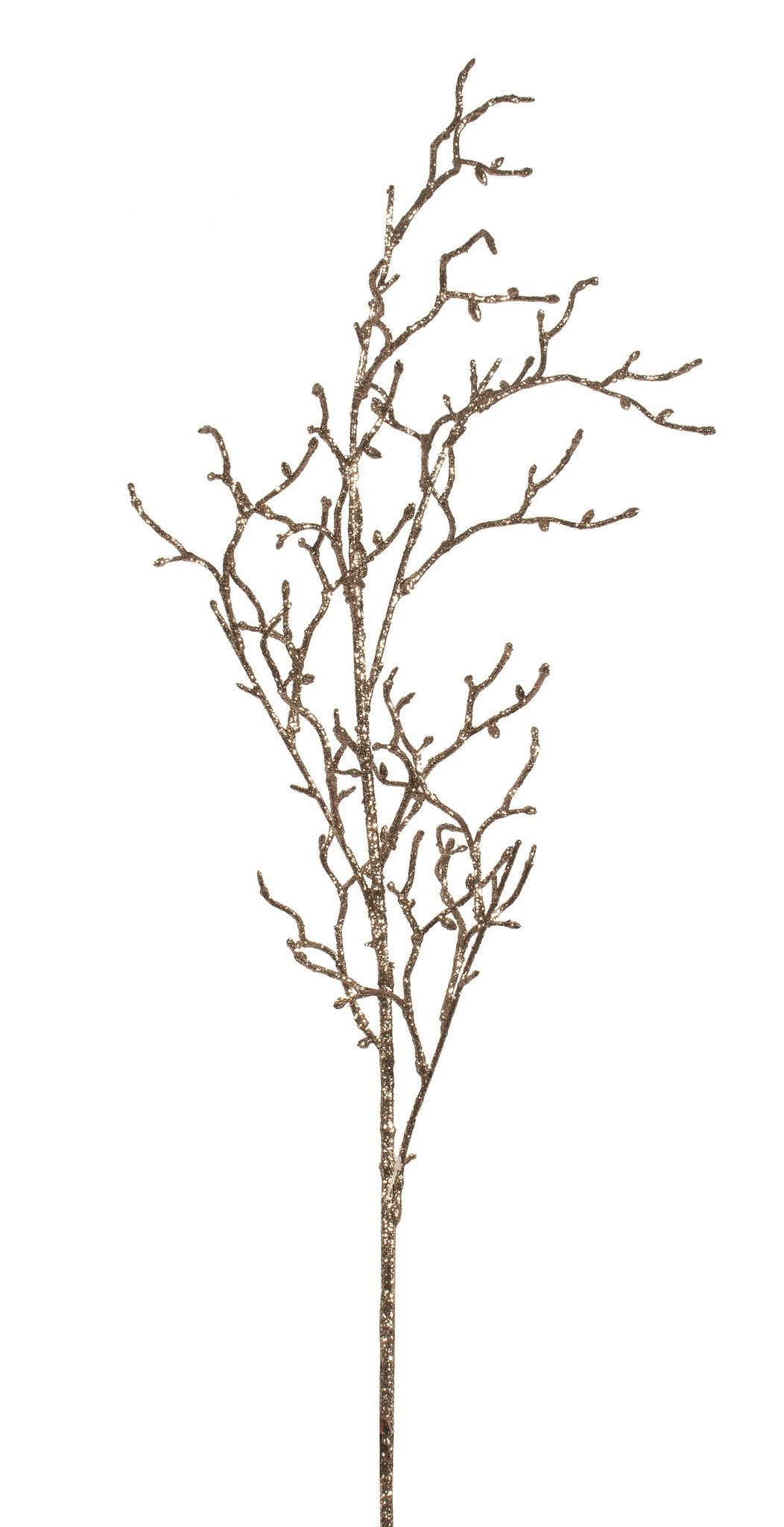 Gold Glitter Branch Spray