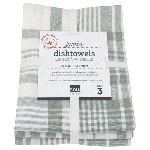 Jumbo Grey Tea Towel
