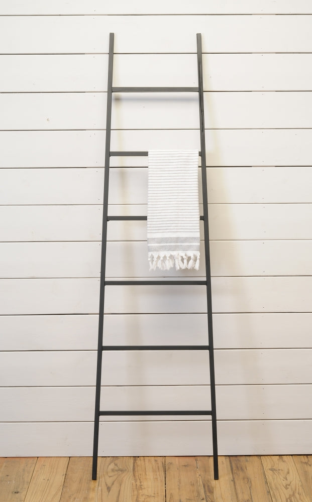 Large Black Metal Ladder **Store Pickup Only*