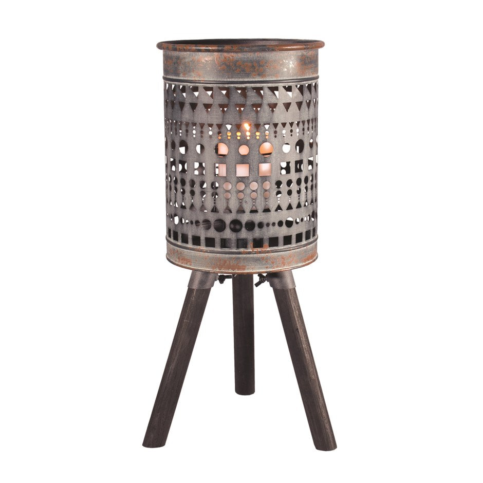 Large Geometric Lantern with Legs
