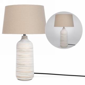 Ridged Base Table Lamp