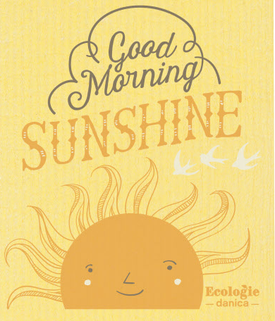 Good Morning Sunshine Swedish Dishcloth