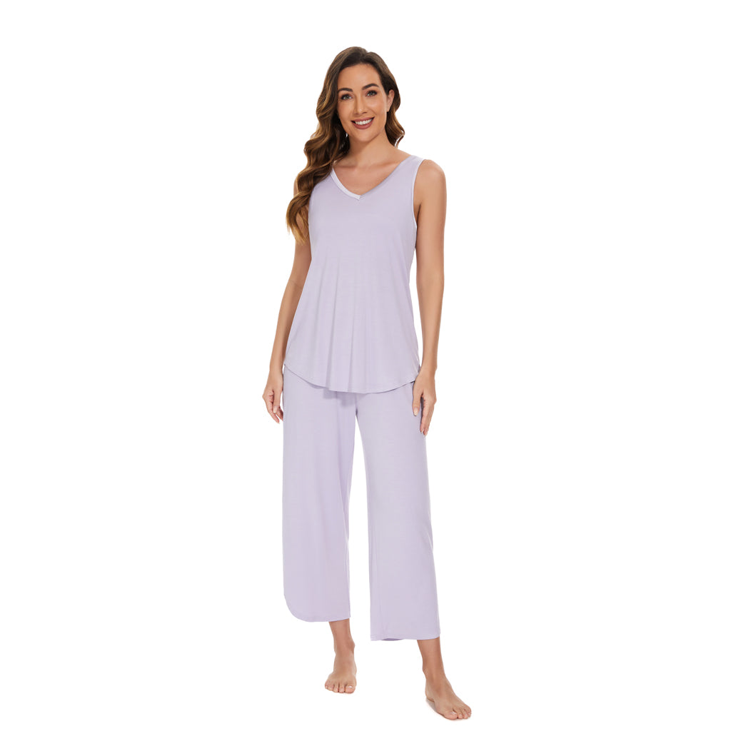 Bamboo Capri Set - Twilight