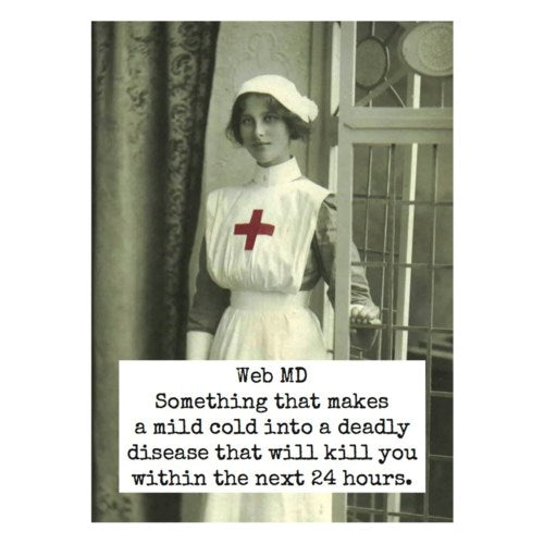 Web MD Mild Cold-Get Well Card - Joshua & Company