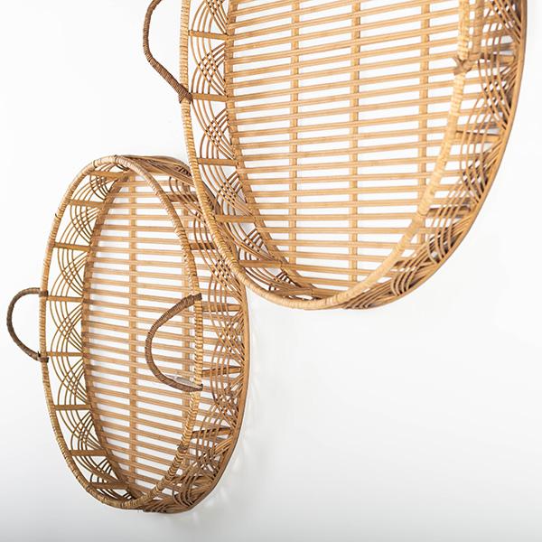 Bamboo Round Tray (2 Sizes) **Store Pickup Only**