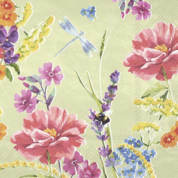 Paper Napkin - Bella Green (2 Sizes)