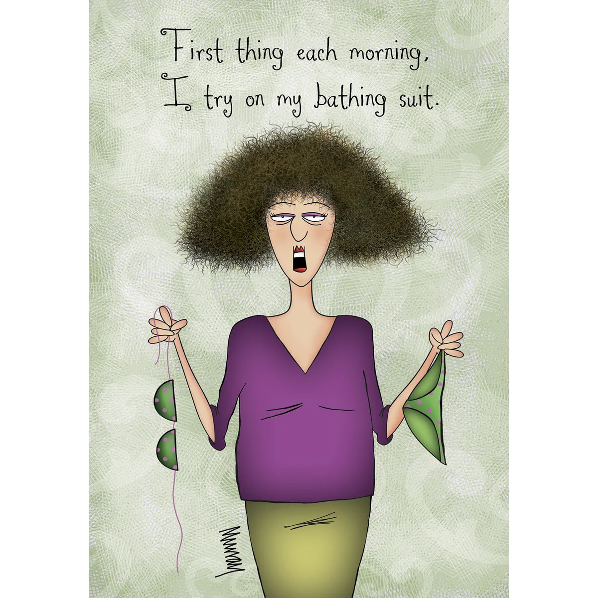 First thing each morning... Card