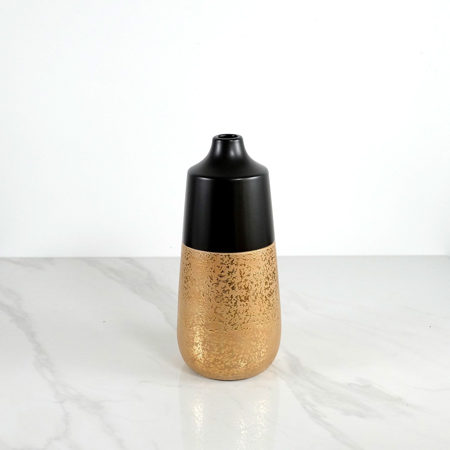 Black and Gold Vase Joshua & Company