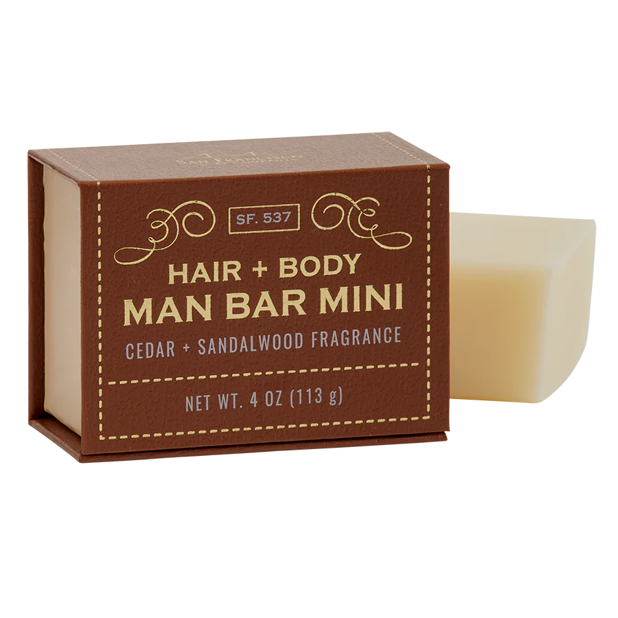 Man Bar Mini Hair & Body Bar San Francisco Soap Company. 4 oz