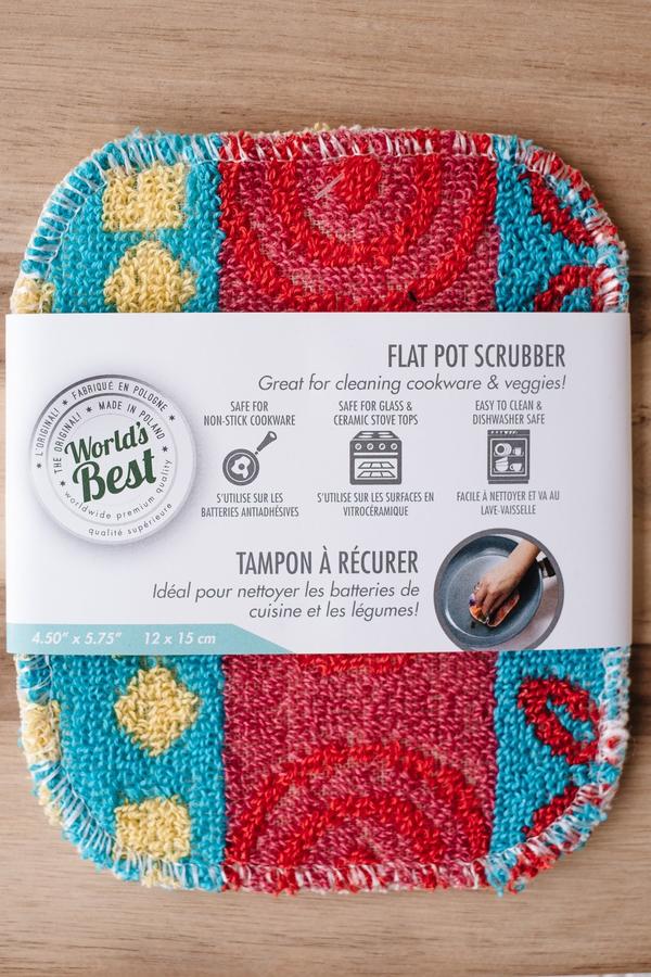 World's Best Flat Pot Scrubbers - Pattern - Joshua & Company