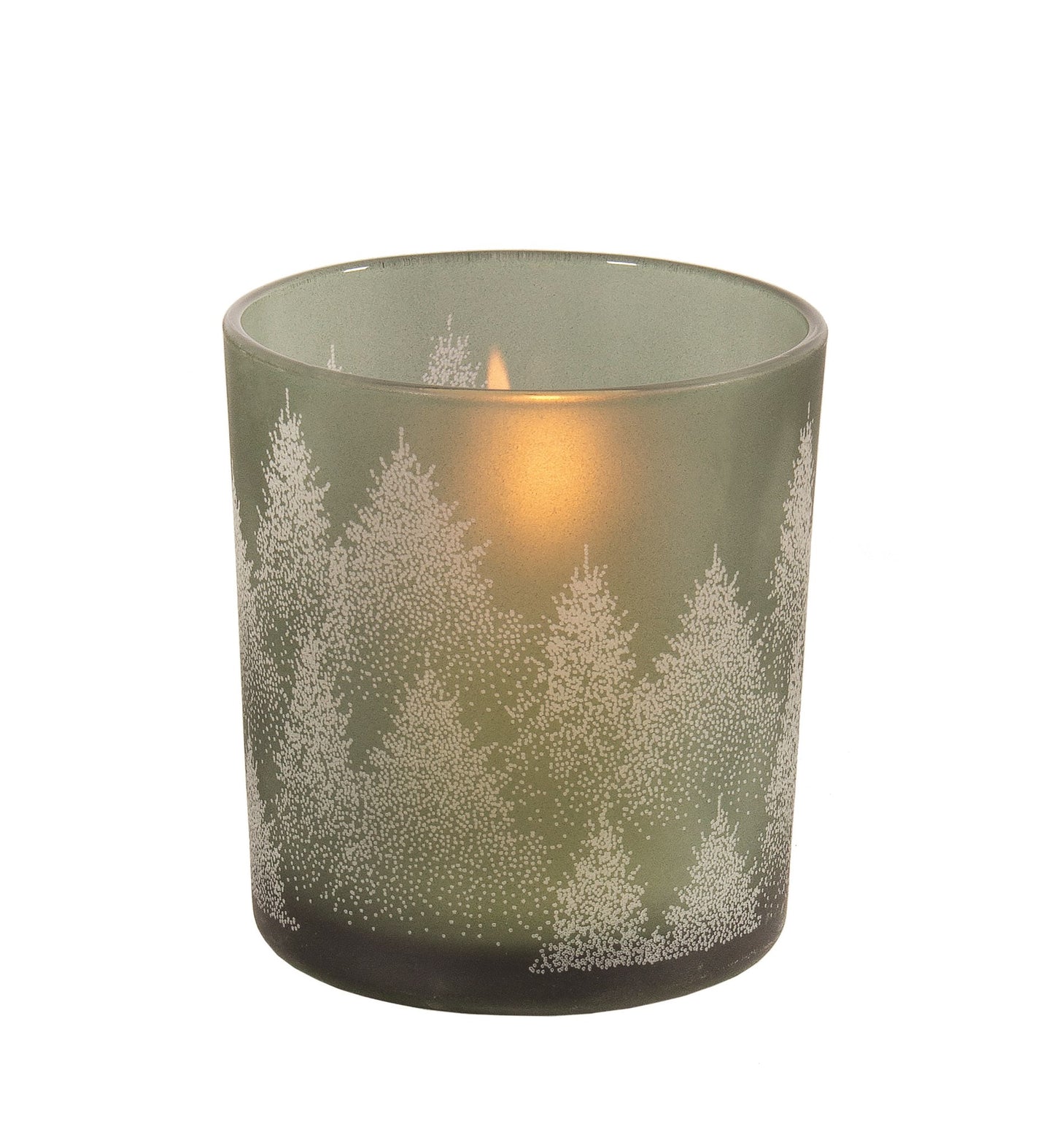 Frost Green Votive Holder