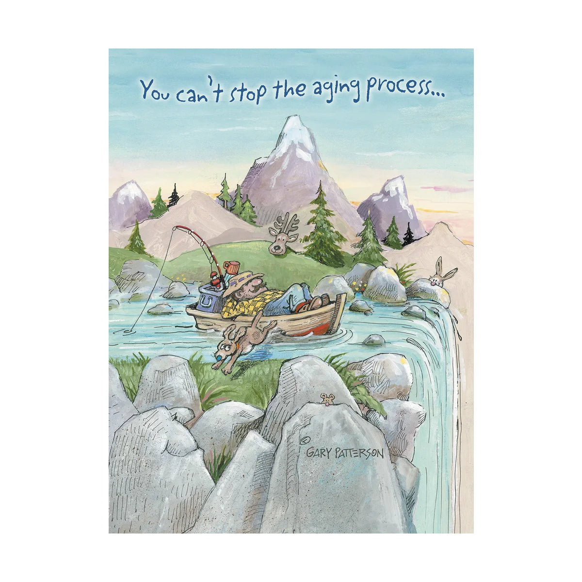 You can't stop the aging process... Birthday Card