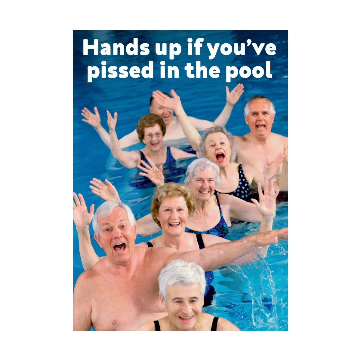 Hands up... Birthday Card