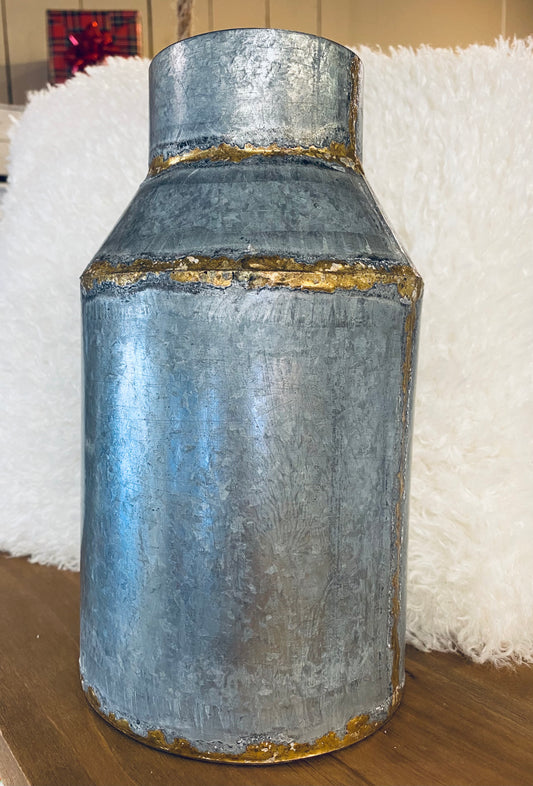 Galvanized Vase