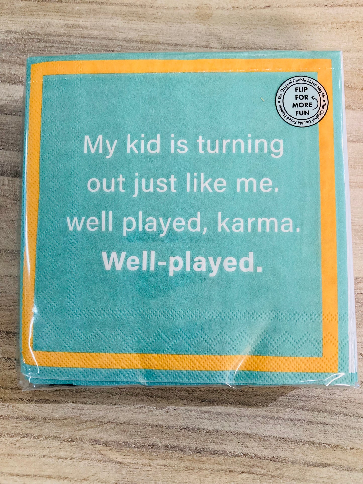 Humorous Cocktail Napkins Well Played