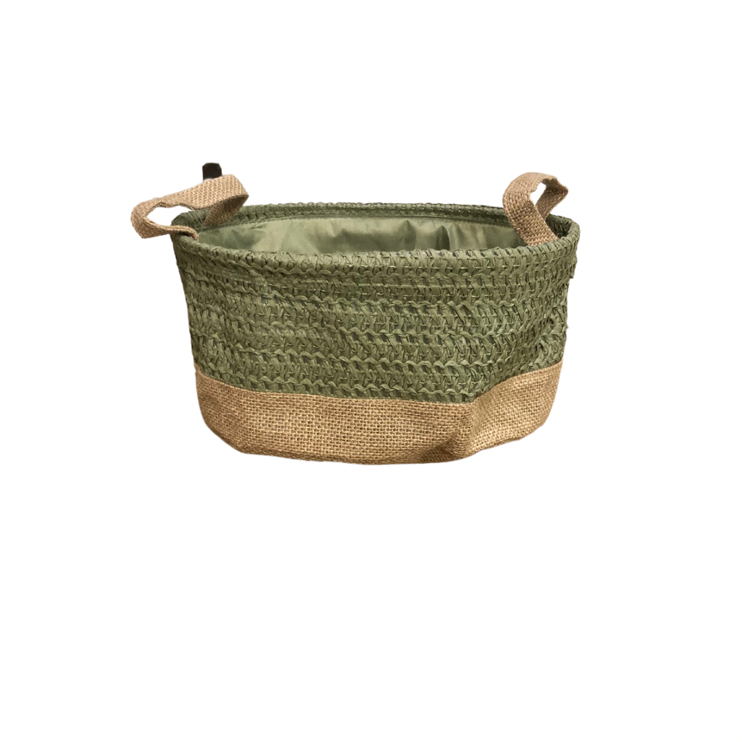 Green and Natural Baskets - 3 Sizes
