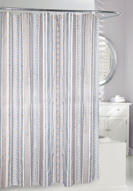 Aztec Fabric Shower Curtain