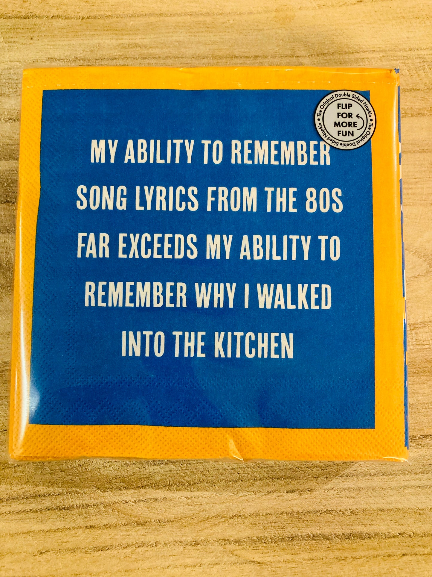 Humorous Cocktail Napkins Song Lyrics