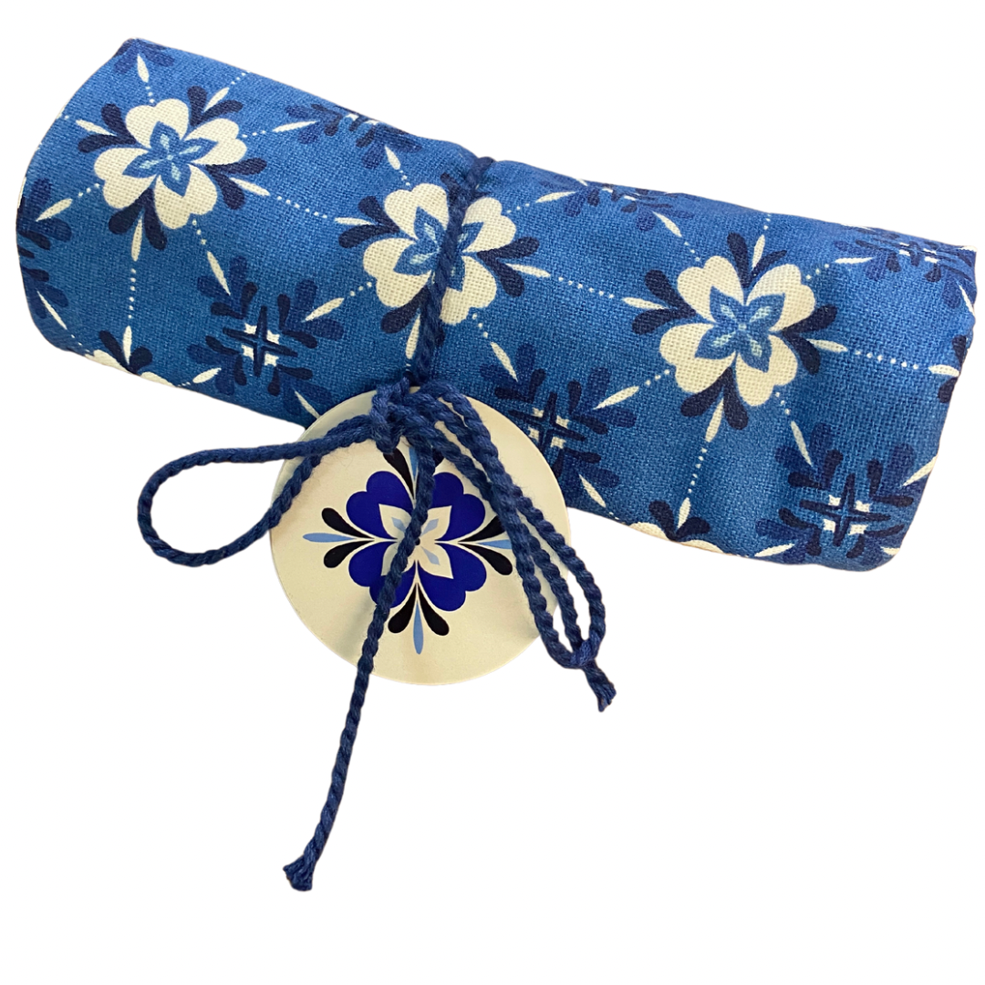 Blue Patterns Assorted Dishtowels