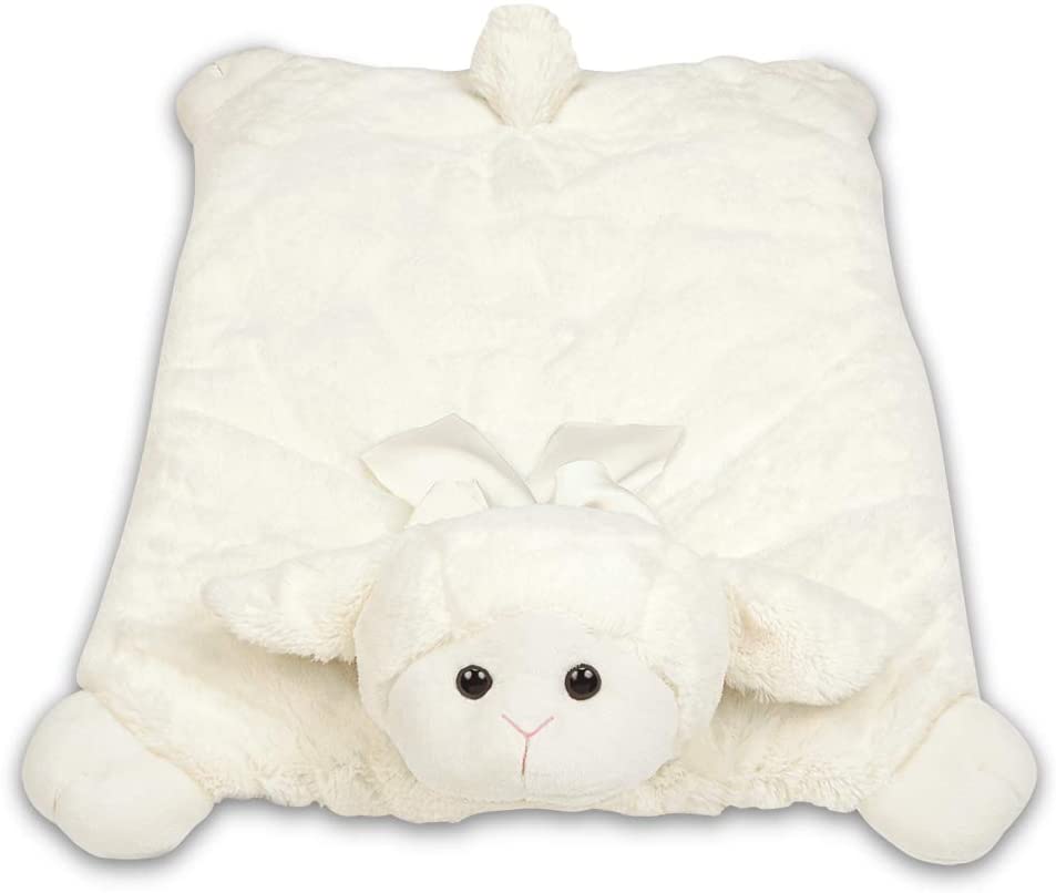 Ivory Plush Lamb Belly blanket