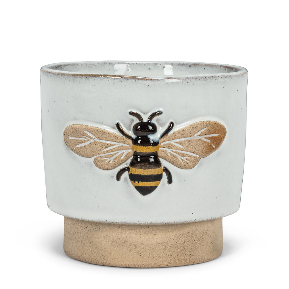 Large Ceramic Bee Planter