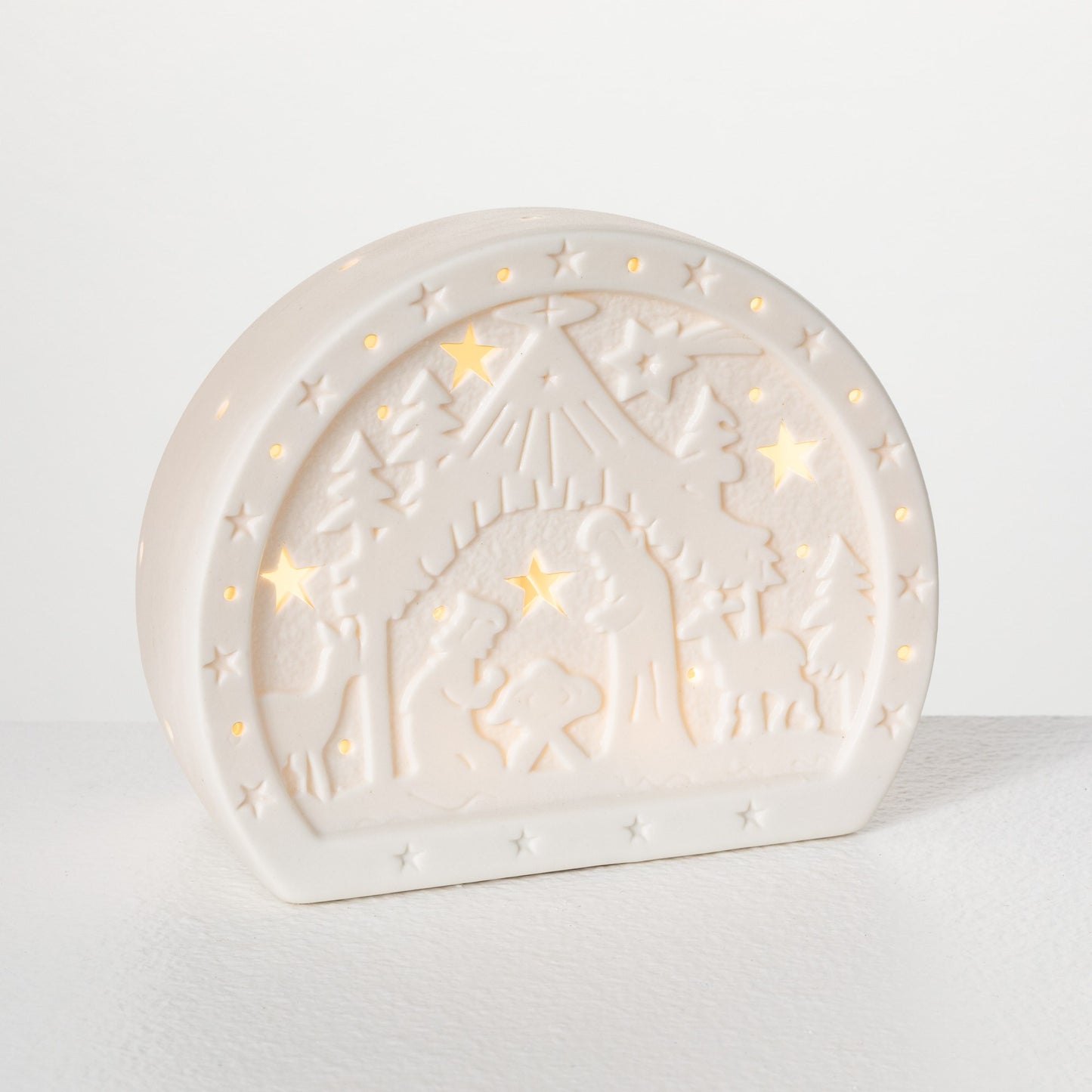 Lighted Nativity Scene