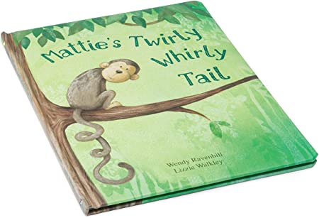 Jellycat Mattie's Twirly Whirly Tail Book