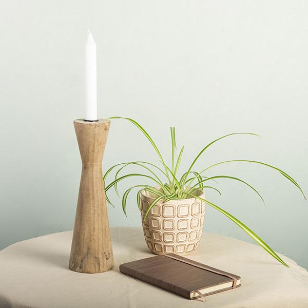Modern Wooden Candle Holder (2 Sizes)