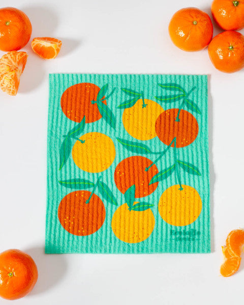 Swedish Dish Towel - Oranges