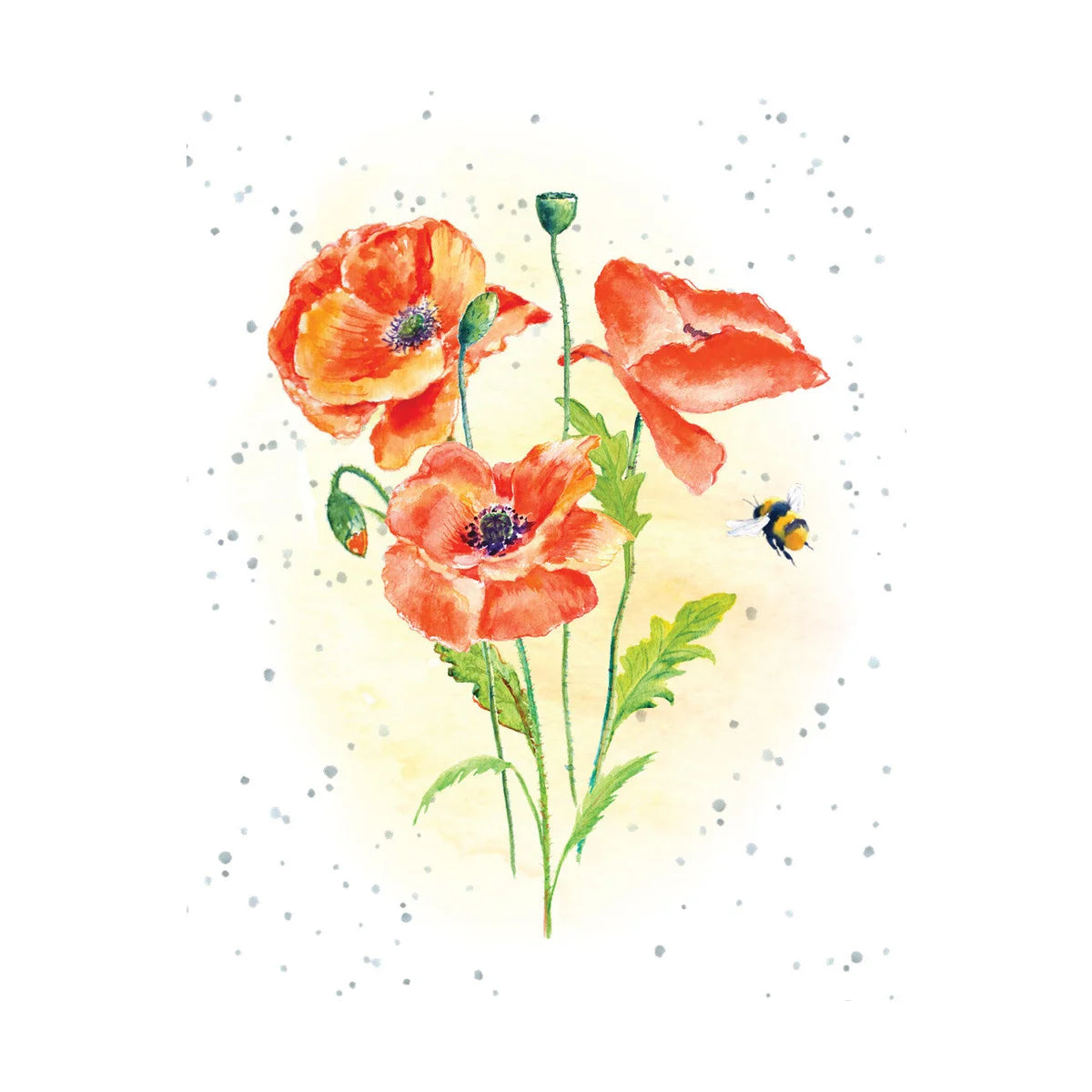 Small Card - Perfect Poppies