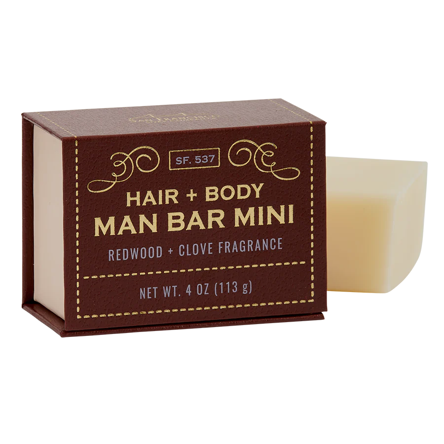 Man Bar Mini Hair & Body Bar San Francisco Soap Company. 4 oz
