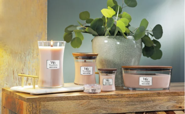 WoodWick Candles - Vanilla & Sea Salt