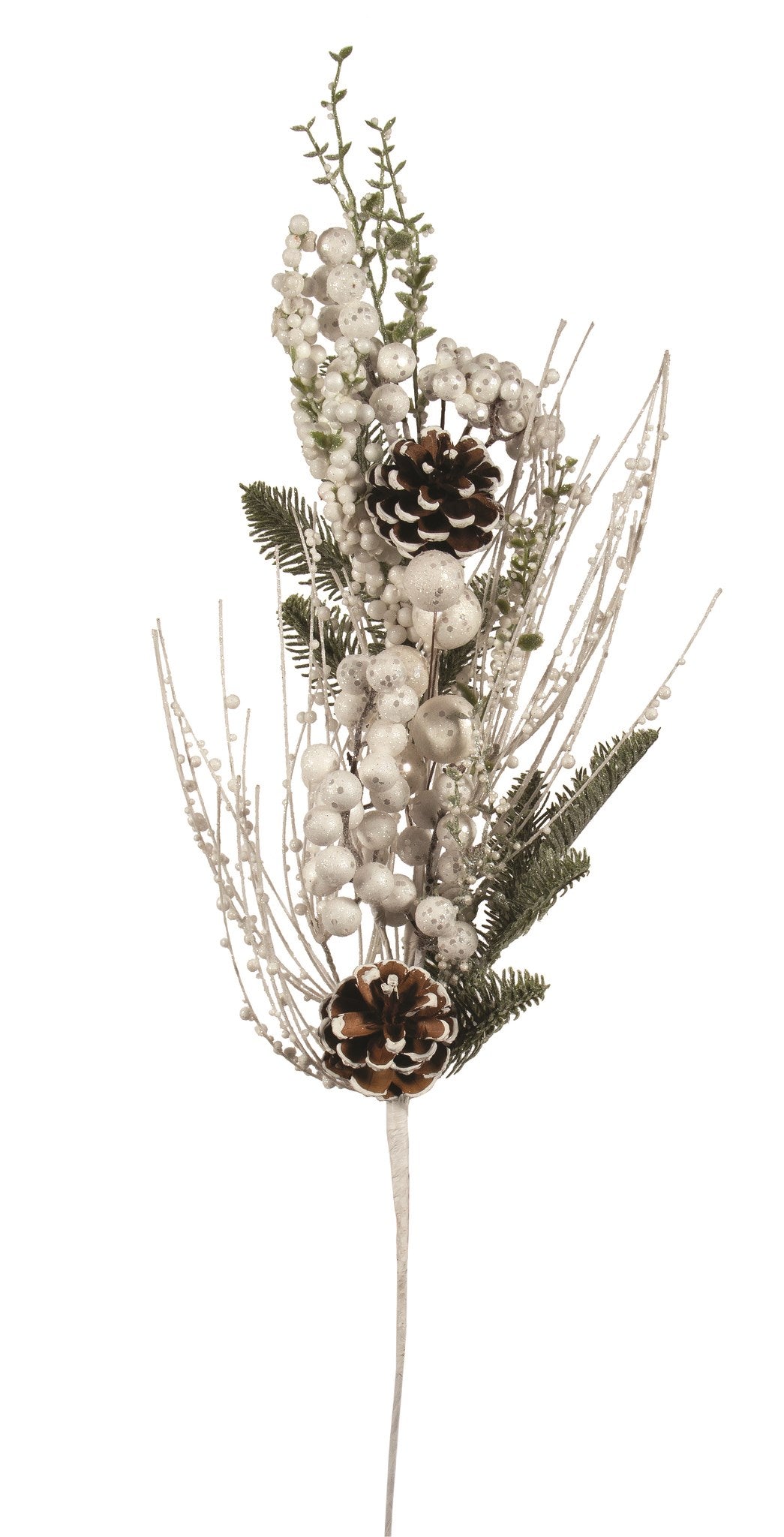 White Twig and Berry Spray