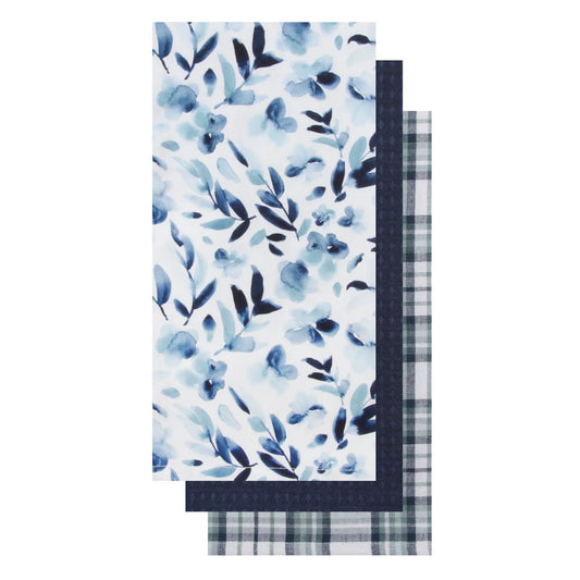 Watercolour Tea Towels s/3