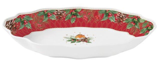 Christmas Berries Platter 11.5"