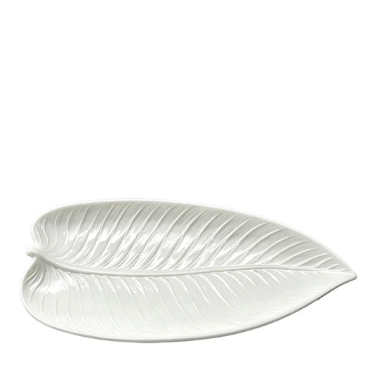 White Foglia Platter (Assorted Sizes)