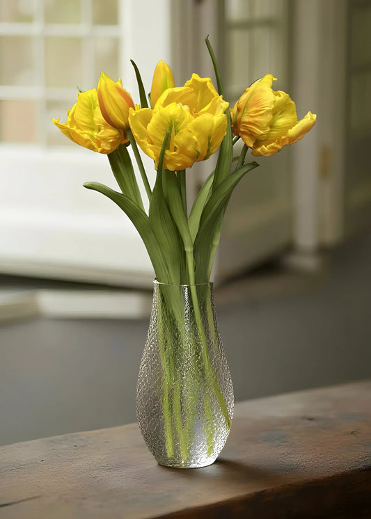 Fresh Touch Double Late Tulip Bundle - Yellow