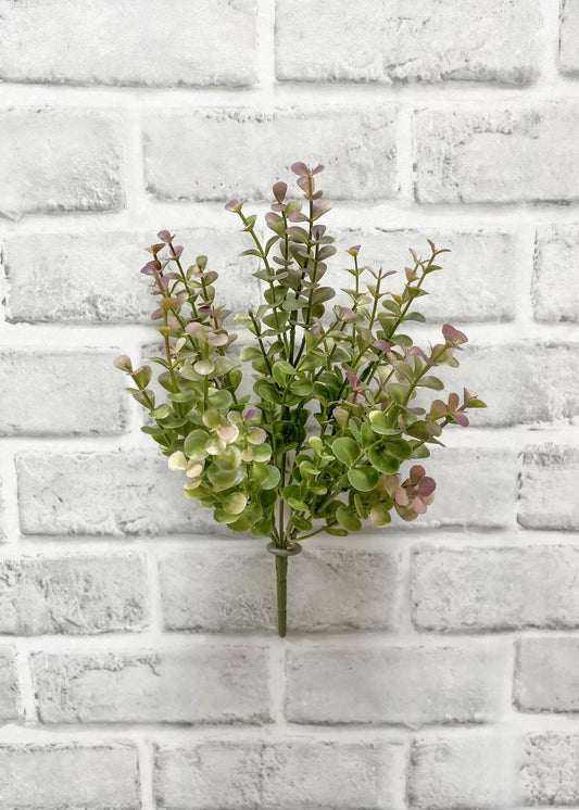 Burgundy Green Eucalyptus Bush 10" - Joshua & Company