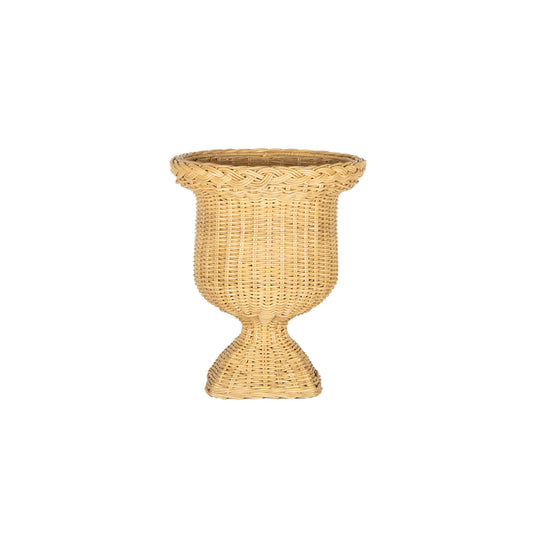 Rattan Urn